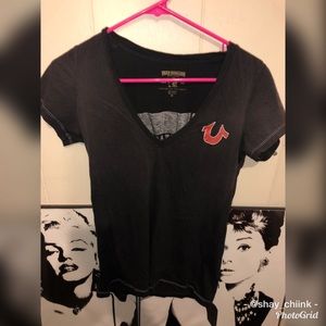 True Religion v neck tee